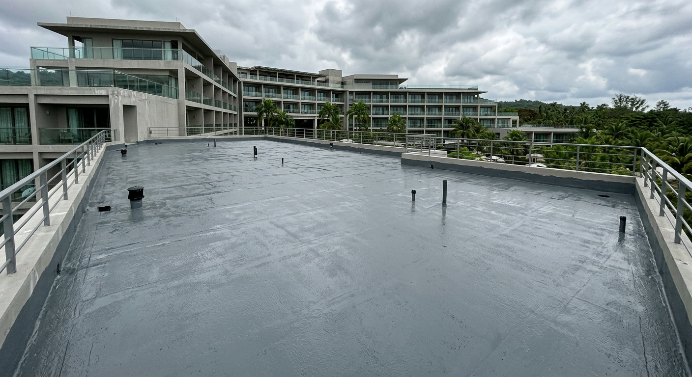 Waterproofing dak atap